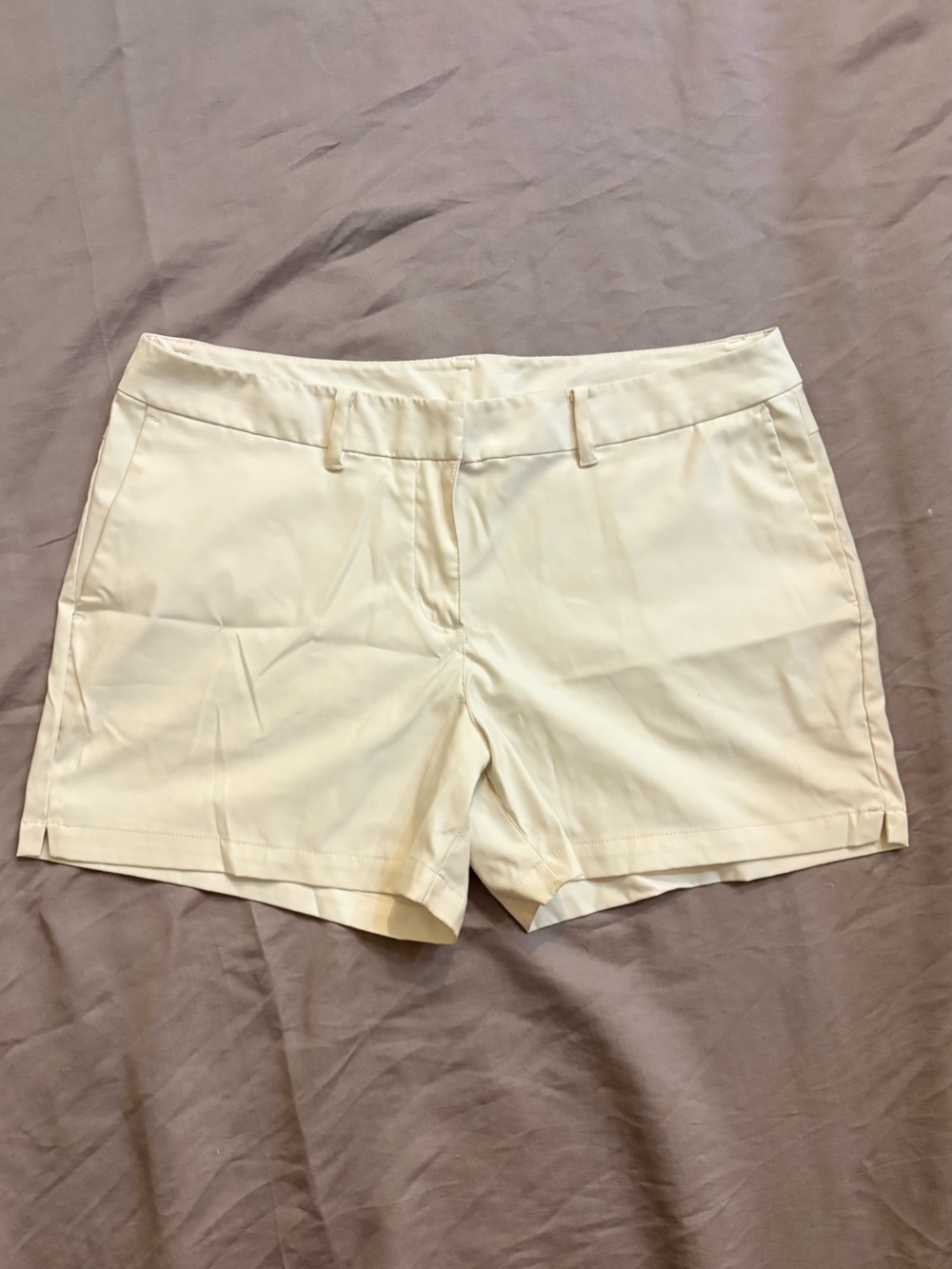 Nike White Women’s Dri-Fit Golf shorts